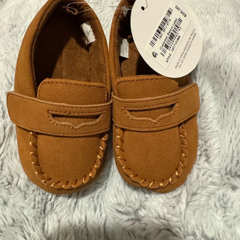 NWT First Impressions Baby Boy Crib Shoe Loafers Easter Special Occasion‎